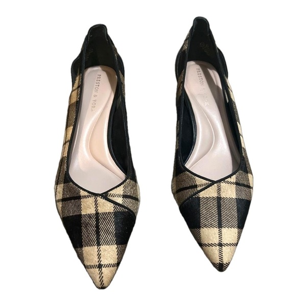 Preston & York Tabitha plaid calf hair pumps. 8.5 - Picture 3 of 6